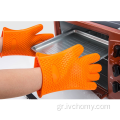 Κουζίνα σιλικόνης ανθεκτικά στη θερμότητα γάντια φούρνου